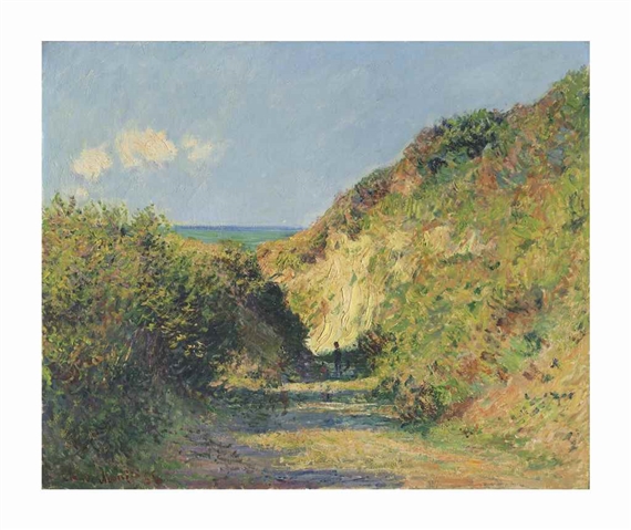 Le chemin creux by Claude Monet, 1882