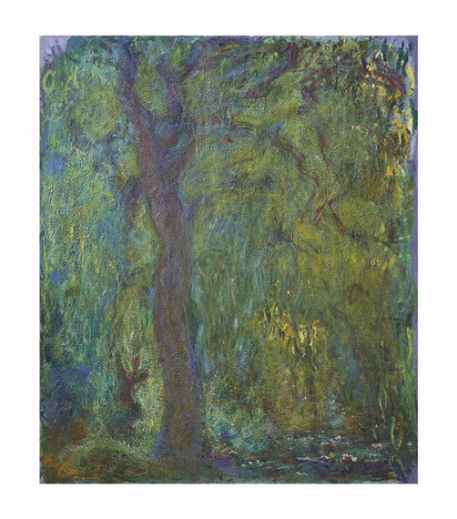Saule pleureur by Claude Monet, 1918-1919