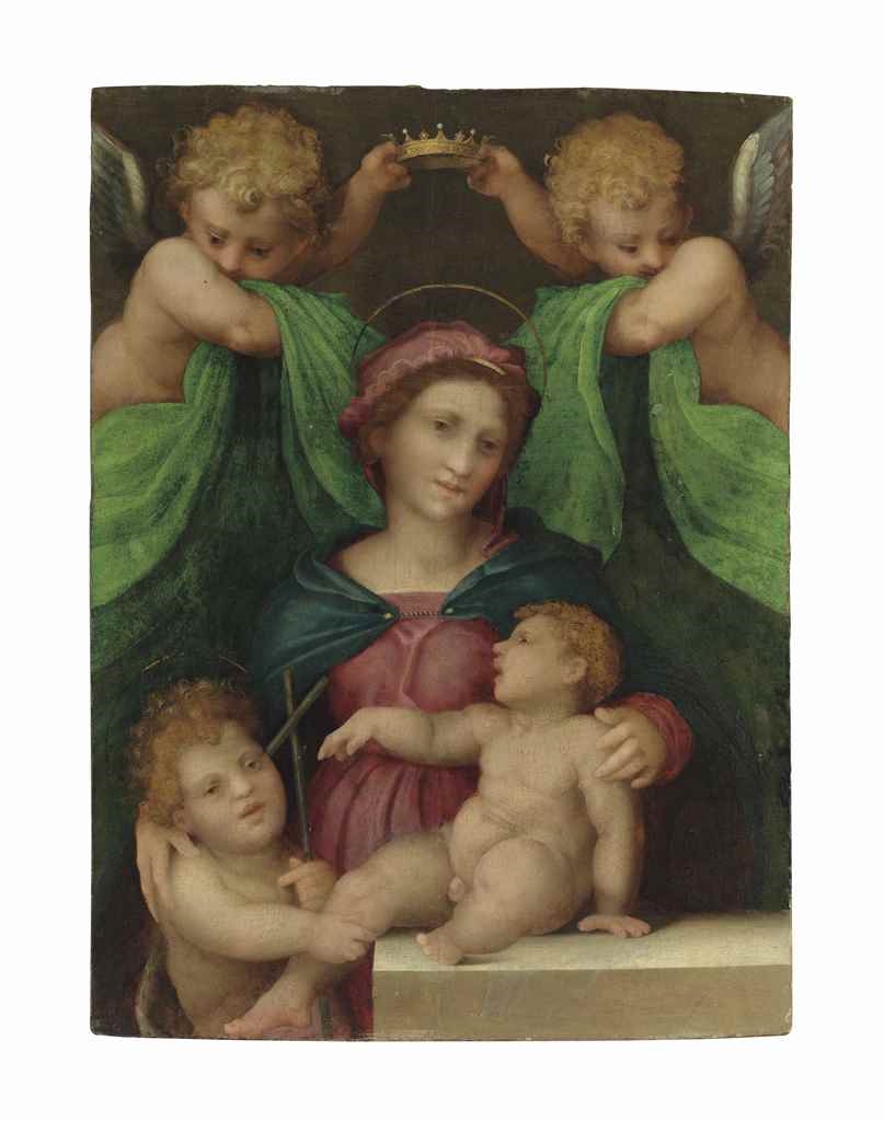 Andrea del Sarto | The Madonna and Child with the Infant Saint John the ...
