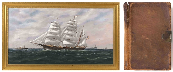 Portrait of the Ship John Currier by Harold R. Butman, November 1, 1884
