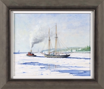 Breaking Through - Maine Coast - Paul Garnett