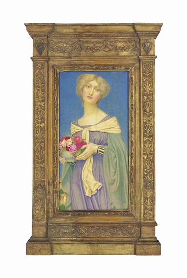 The Rose Bowl by Joseph Edward Southall, 1905, 1916