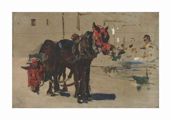 La Toilette des Mules by Arthur Melville