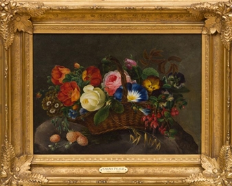 A BASKET OF FLOWERS - Sarah Miriam Peale