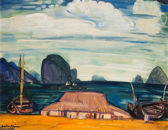 Paysage Viet nam by André Maire
