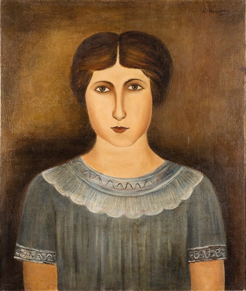 Weissberg Léon | Portrait de Sarah (1925) | MutualArt