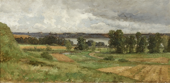 Blick von Bernried auf den Starnberger See by Conrad Wimmer