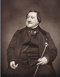 Gioachino Rossini de la Galerie Contemporaine by Etienne Carjat, 1862, printed circa 1877-1878