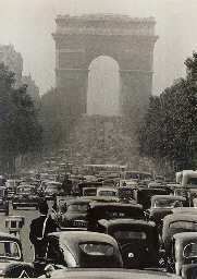 Les Champs-Elysées by Robert Doisneau, Circa 1950