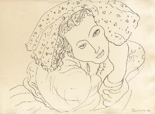 Henri Matisse | [Seated Woman with Hands Behind Head], from Dessins ...