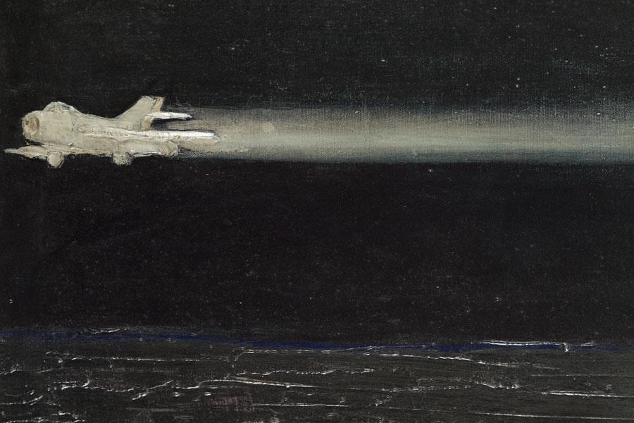 Artwork by Tadeusz Dorota, Army of the Winged, Made of oil on canvas