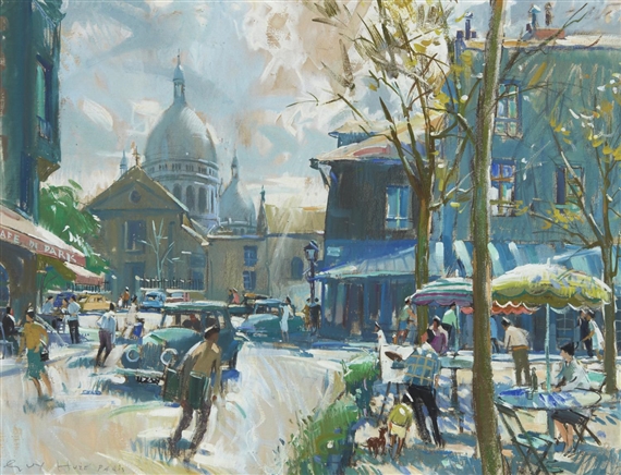 Parisian Scene by Guy Huze