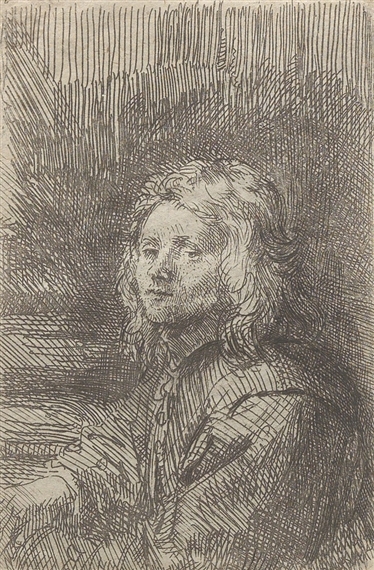 Constantijn Daniel Van Renesse | Portrait of a boy to the left | MutualArt