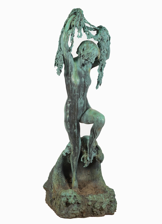 Artwork by Janet Scudder, The Little Lady of the Sea, Made of Cast bronze