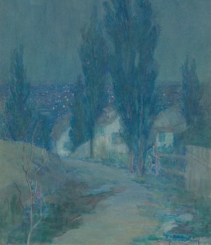 Artwork by Mary Nicholena MacCord, Evening, Made of Gouache on board