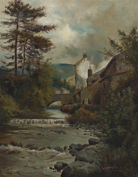 Landscape by Adelaide L. Haslegrave, 1891