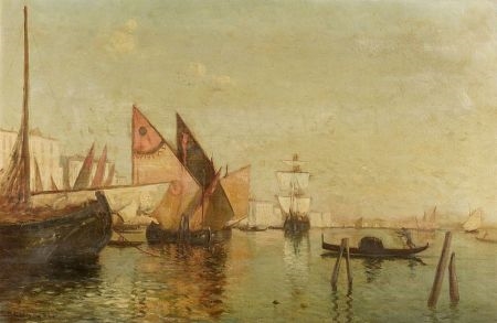 Venetian Port by Lemuel D. Eldred