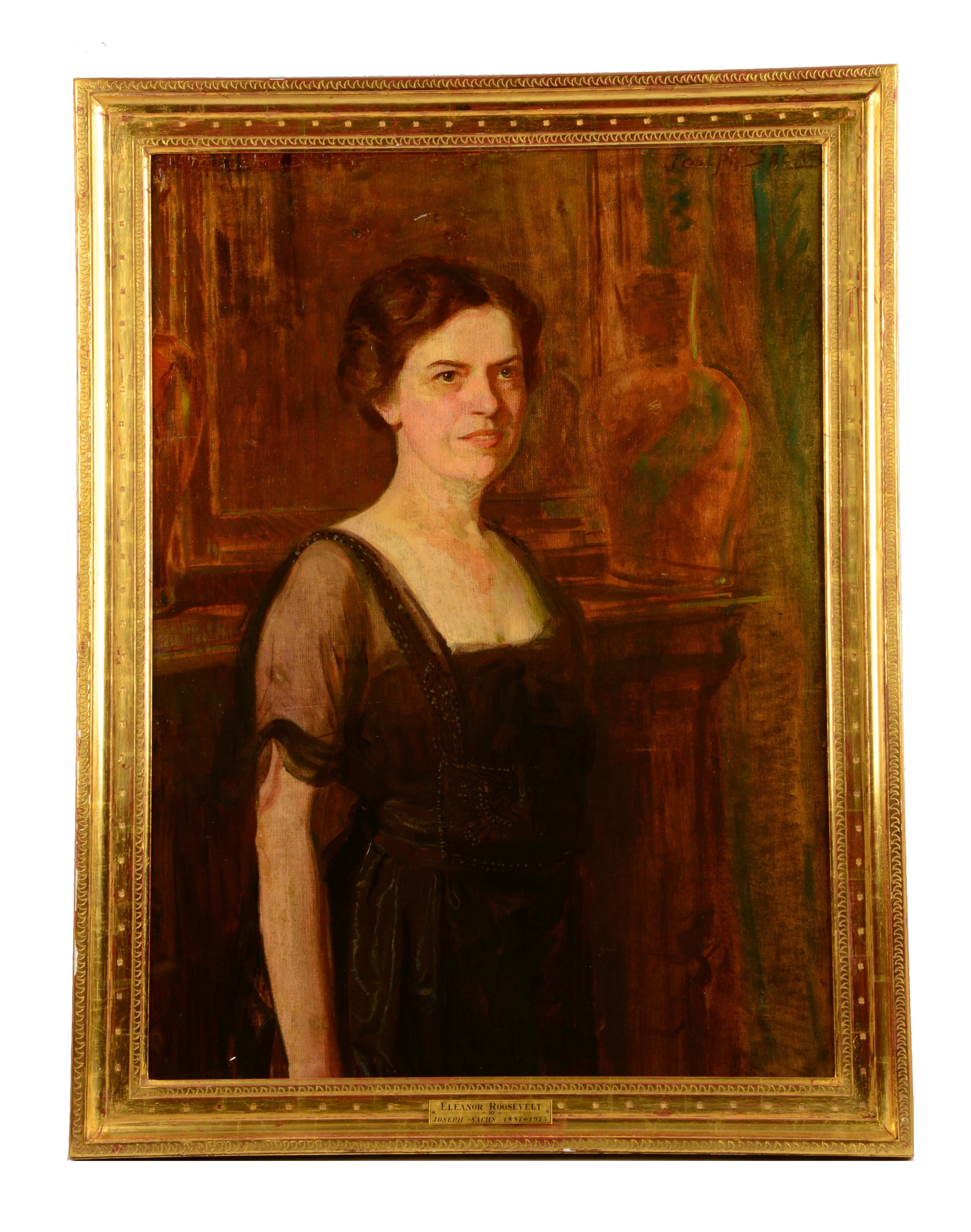 Artwork by Joseph Sachs, Elanor Roosevelt Portrait