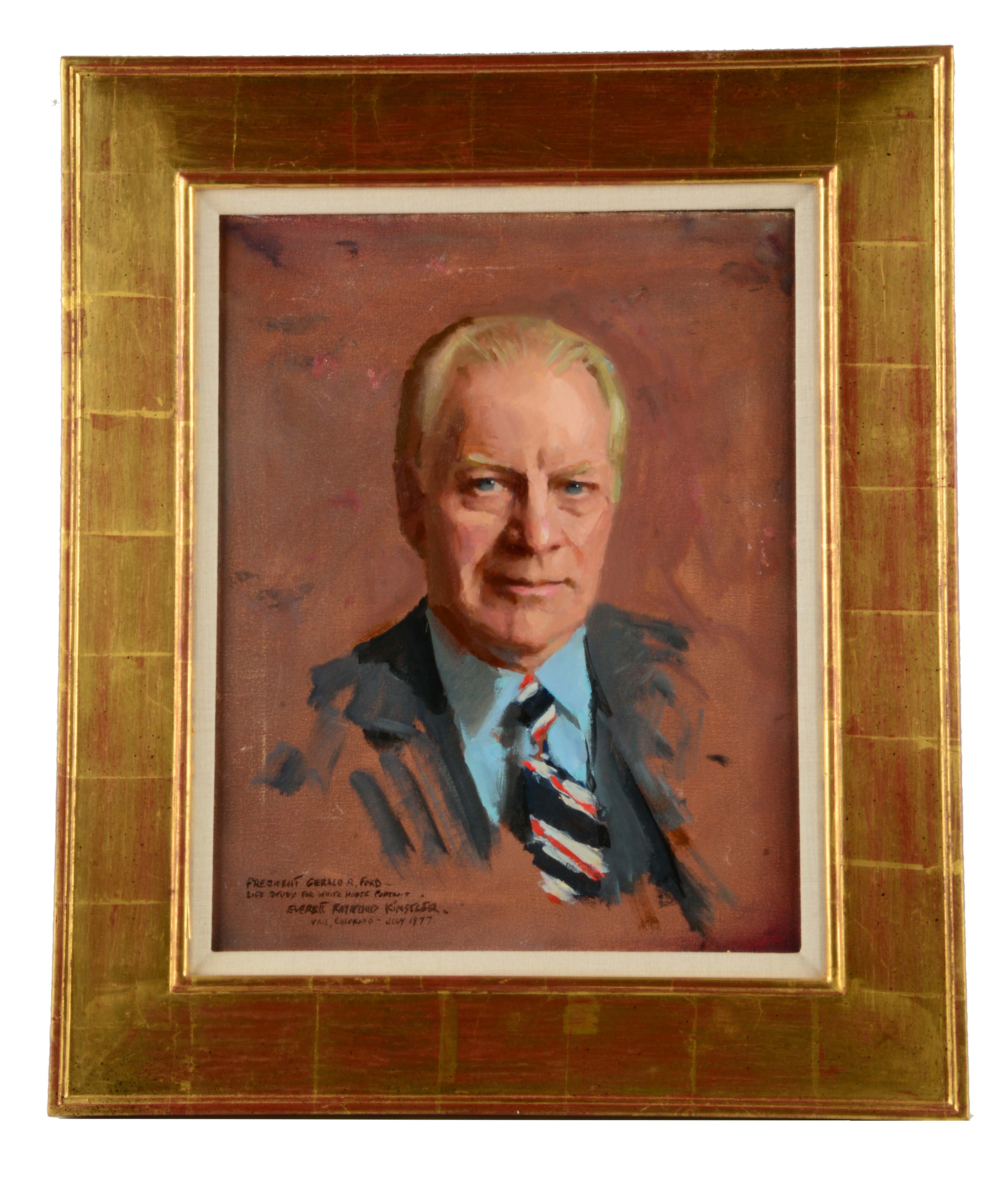 Artwork by Everett Raymond Kinstler, Portrait of President Gerald R. Ford