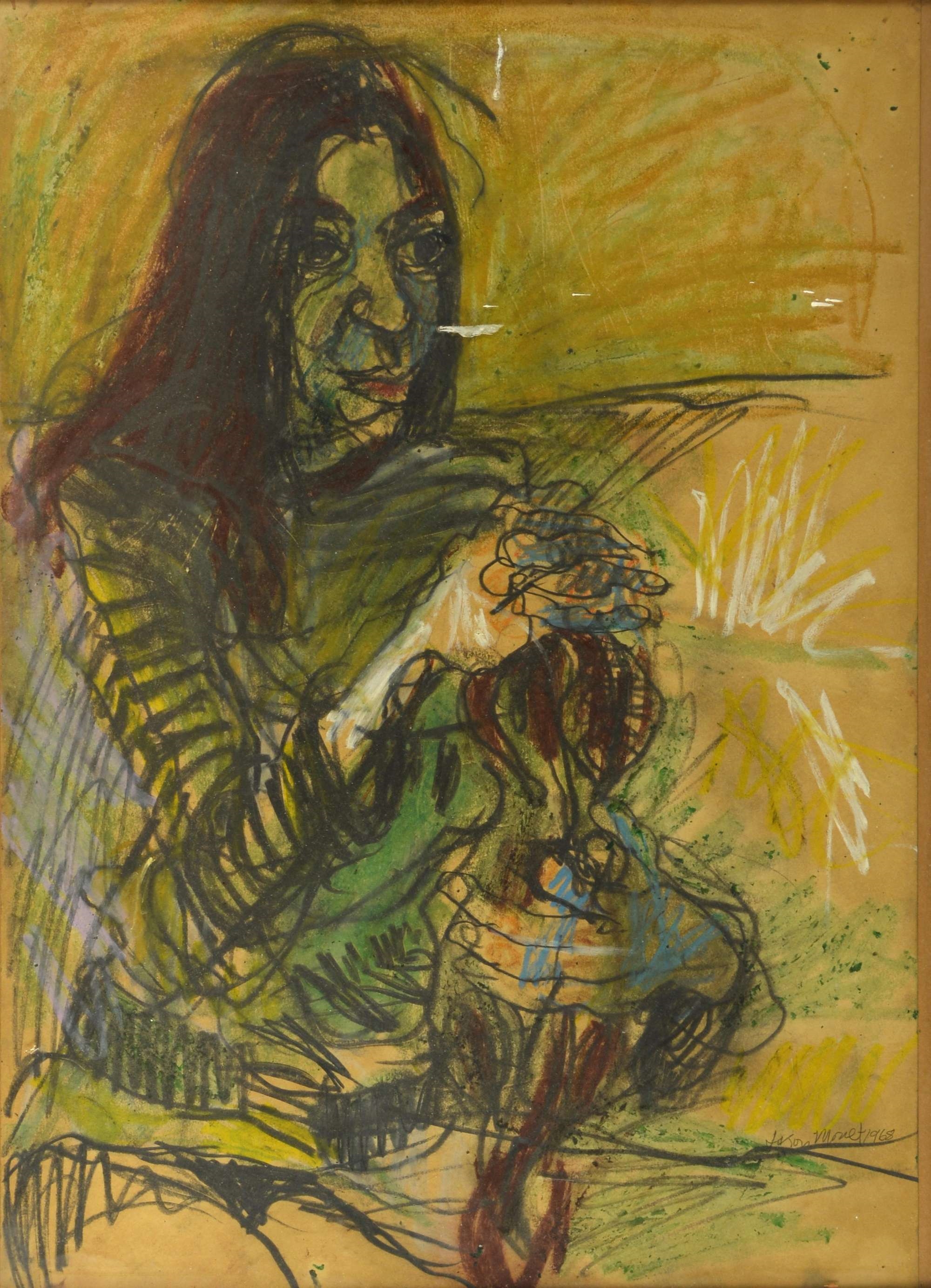 Jason Monet | Seated figure of a woman | MutualArt