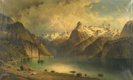 Lake View by Aleksander Piotr Swieszewski, 1878