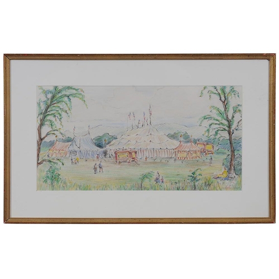 Newburg Circus by Reynolds Beal, 1914