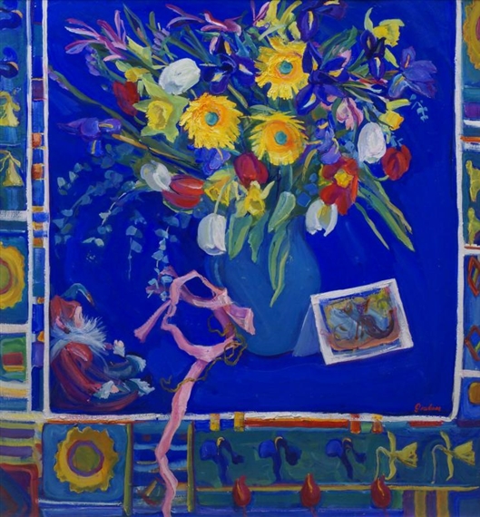 Still Life with Ribbon by Josephine Graham