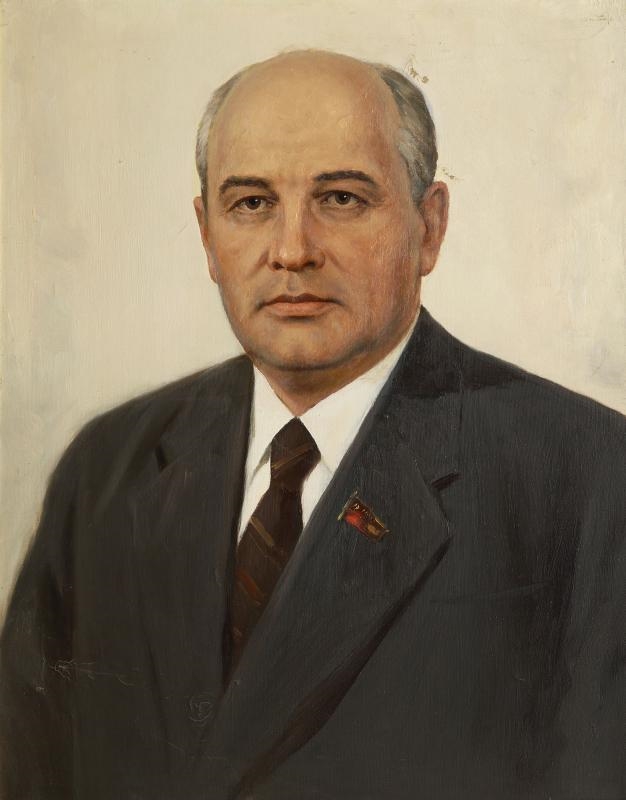 Dimitri Semakov Portrait of Mikhail Gorbachev MutualArt