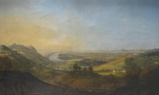 Johann Michael Sattler | A panoramic view of Vienna | MutualArt