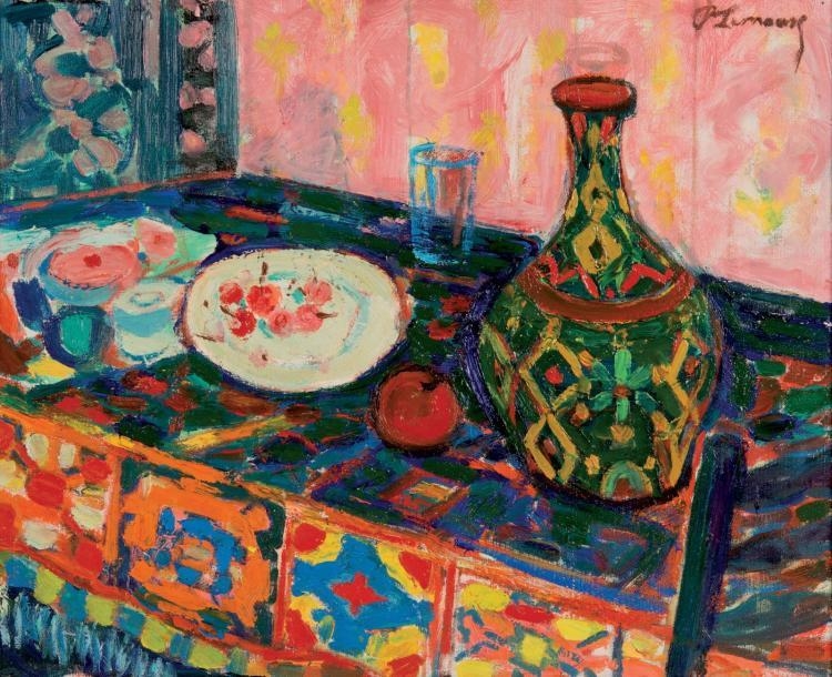 Roger Marcel Limouse | Nature morte à l’alcarazas (1976) | MutualArt