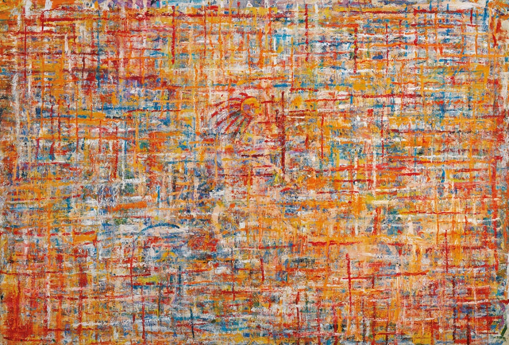 Artwork by Henry Mulholland, Big Red Sunset, Made of oil on canvas