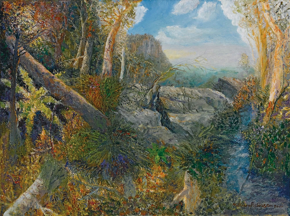 Artwork by William Robinson, Bright Day, Tallanbanna, Made of oil on canvas