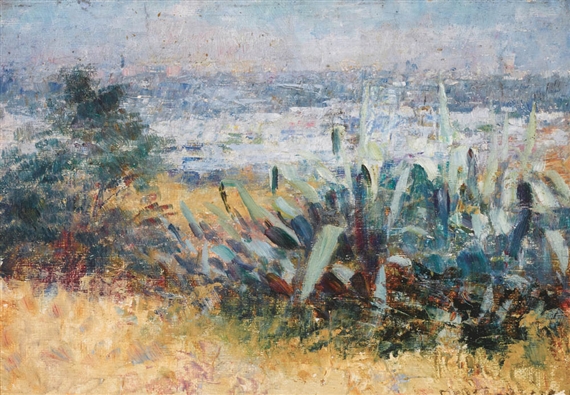 View towards the City from Kensington Road, South Yarra