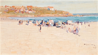 Silver Sands (Bondi) - Elioth Gruner
