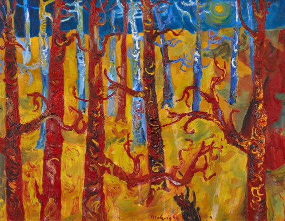 Landscape by Jon Molvig, 1960