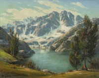 Sierra Grandeur - Palisades Glacier by Paul Grimm, 1954