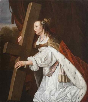 Jan Salomonsz de Bray: St Helen - National Gallery Prague, Sternberg Palace