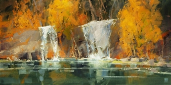 Hanging Lake in Autumn - David W. Mayer