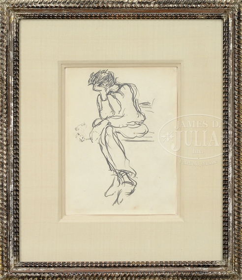 SELF-PORTRAIT by Marsden Hartley, circa 1908