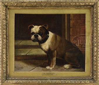 PORTRAIT OF A BULLDOG - E. Gallagher