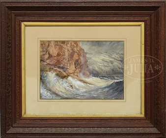 TWO SEASCAPES - Ogden Nicholas Rood