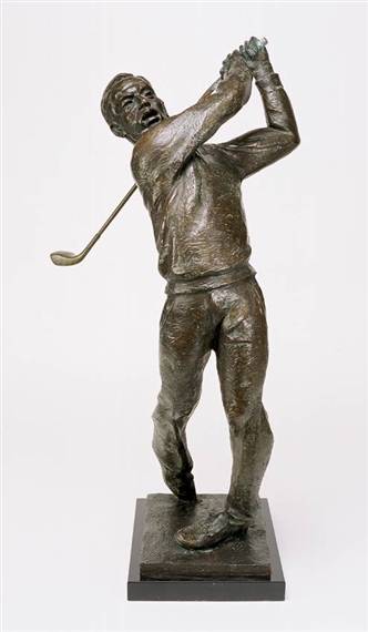 The Golfer by Clemente Spampinato, 1974