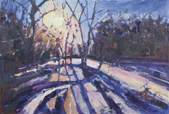 Reflections Sunset Meadow - Dawn Normali