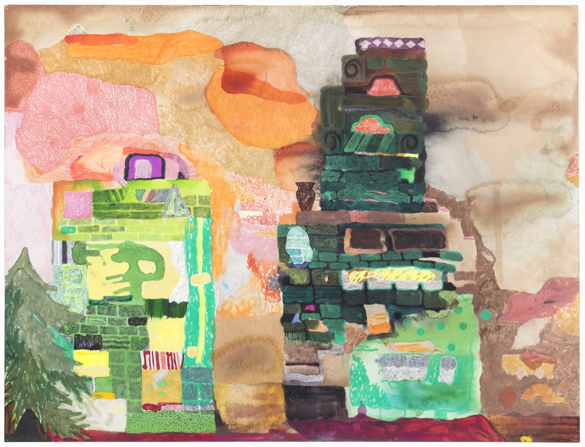 Tyson Reeder | Downtown Milwaukee (2005) | Available for Sale on MutualArt