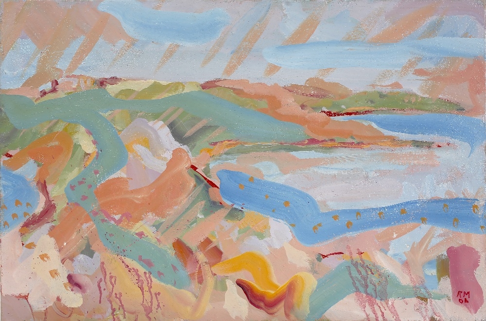 Artwork by Rory Morrell, Chynalls Point, Lizard, Made of oils on canvas