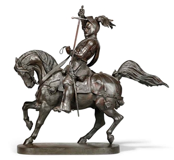 Equestrian Group Representing Emmanuel-Philibert, Duc de Savoie - Carlo Marochetti