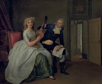 Portrait d'un couple jouant de la musique - Pauline Le Brun