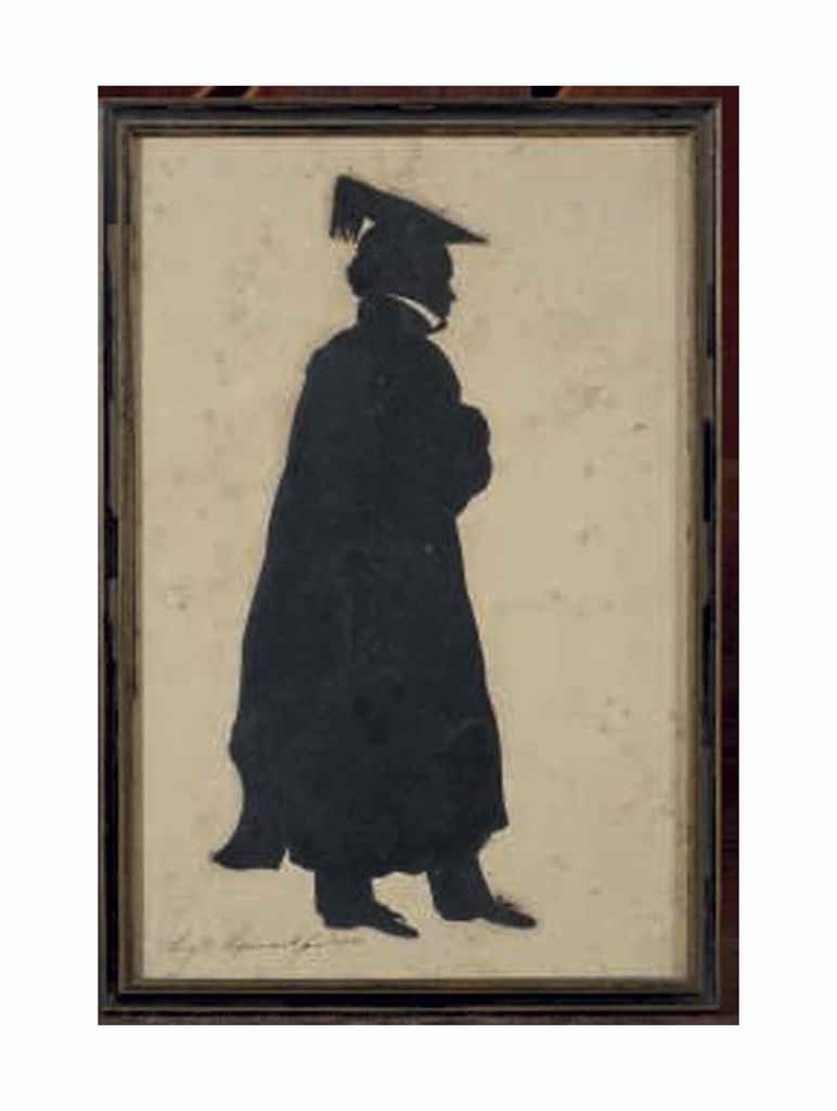 Artwork by Augustin Amant Constant Fidèle Edouart, 6 Works: Six portraits découpés, Made of Gouache