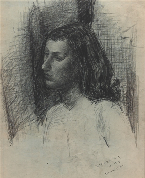 Clyde Singer | Portrait study (1933) | MutualArt
