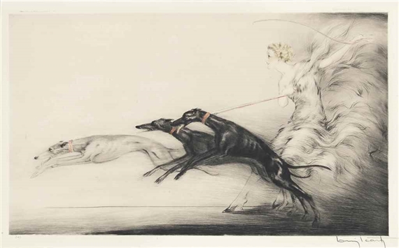 Louis Icart | 'ORCHIDS' (1937) | MutualArt